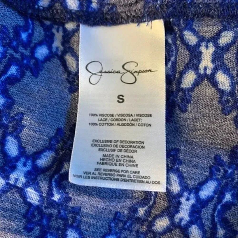 🆕 Jessica Simpson Alaya Peasant Top size S - Picture 6 of 7